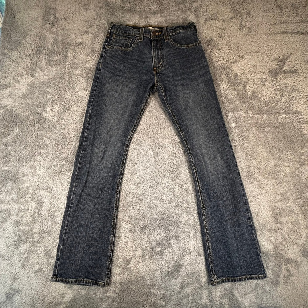 Signature by Levi Strauss Mens Bootcut Jeans Dark Wash Denim 28x29